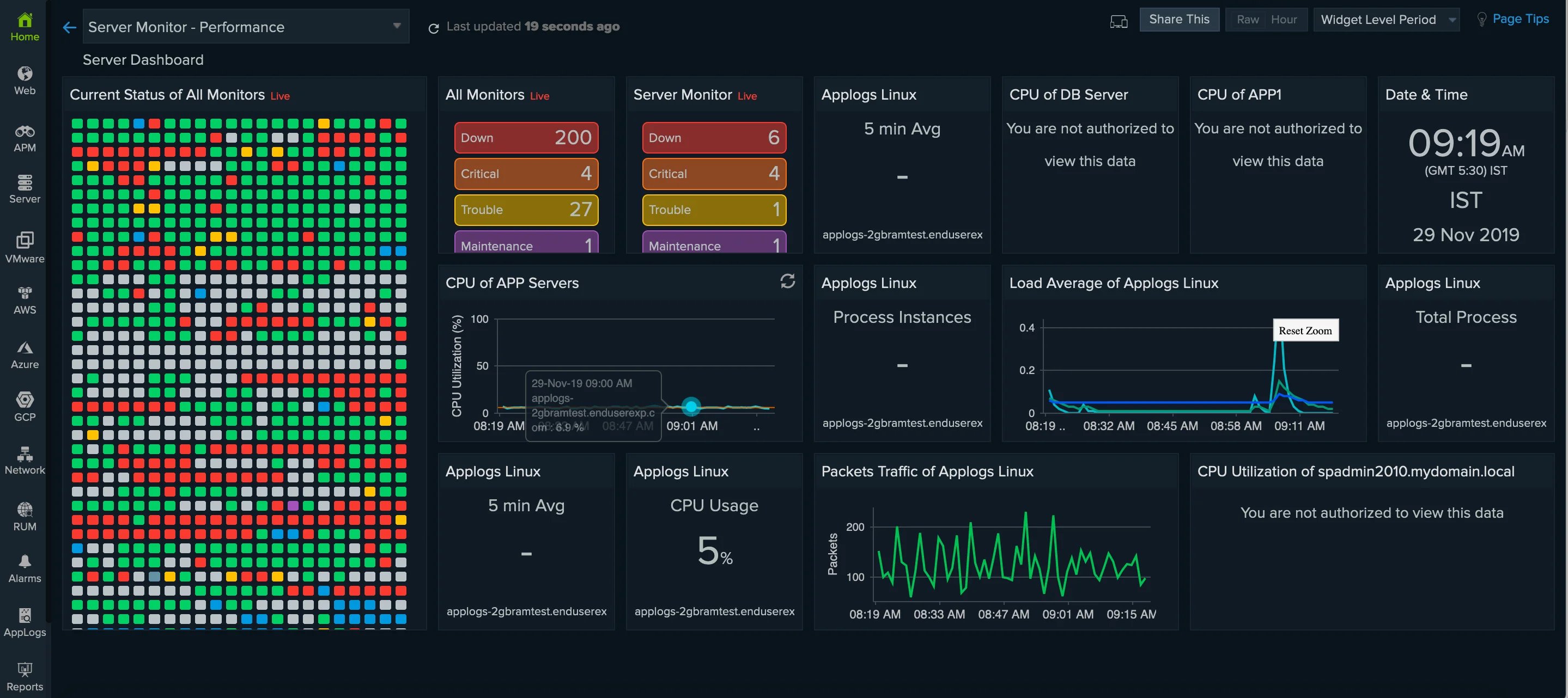 server monitoring tool by site247
